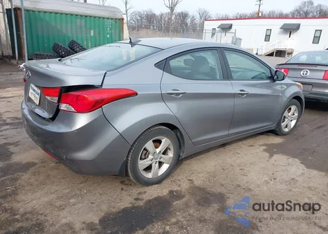 2012 Hyundai Elantra Gls (Ulsan Plant) from USA, damaged, VIN KMHDH4AE0CU446136